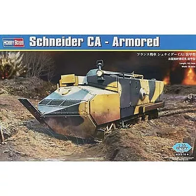 HobbyBoss Schneider CA Armored - Plastic Model Military Vehicle - 1/35 Scale • $55.11