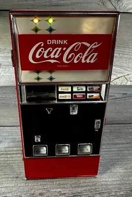 Vintage 1996 Toy Coca-Cola Mini Vending Machine Lights & Music Works! Rare! 🥤⭐️ • $64.54
