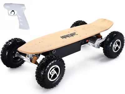 MotoTec 1600W Dirt Electric Skateboard Dual Motor 36v Black Speed- 18-22 Mph ✅ • $769