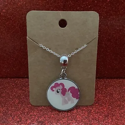 Handmade My Little Pony Pinky Pie Necklace • £3