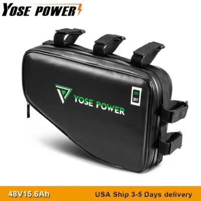$209.99 • Buy Triangle Ebike Battery 48V 15.6Ah For Max 1000W Motor Electric Bicycle Battery