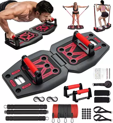 Home Gym Exercise Equipment - Portable Workout System 17 Fitness Accessories 9 I • $55.21