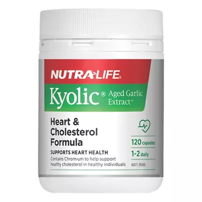 Nutralife Kyolic Aged Garlic Extract Heart & Cholesterol Formula • $17.96