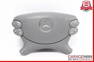 03-12 Mercedes R230 SL500 CLS500 Steering Wheel Airbag Air Bag Leather Gray OEM • $184.20