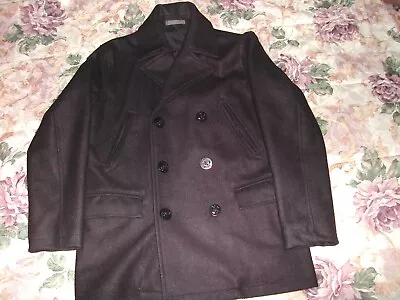 Navy Style Pea Coat Men Size Large New Never Worn • $25