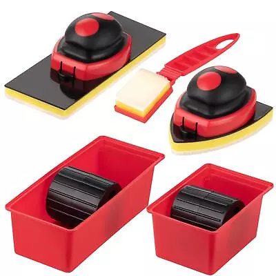 5pc Paint Pad Decorating Kit Wall & Ceiling Painting Set With Roller Trays • £21.99