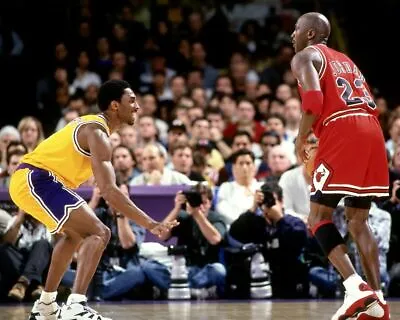 Kobe Bryant And Michael Jordan At A Game 8x10 Picture Celebrity Print • $3.99