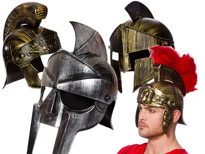 £7.99 • Buy Adults Roman Centurion Spartan Gladiator Barbarian Warrior Fancy Dress Helmet