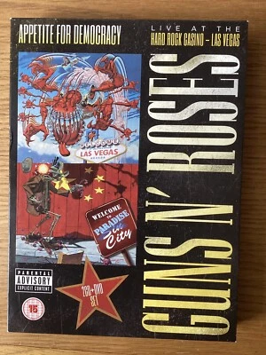 £12 • Buy GUNS N ROSES APPETITE FOR DEMOCRACY 2CD + DVD SET (Region Free)