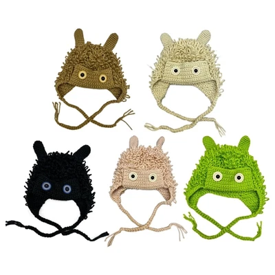 £12.72 • Buy Women EarMuff Cap Novelty Cartoon Ear Beanie Hat Winter Headwear Warm Skiing Hat
