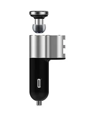 Q10 Mini Car Charger Wireless In-Ear Bluetooth Headset – Black • £15.49