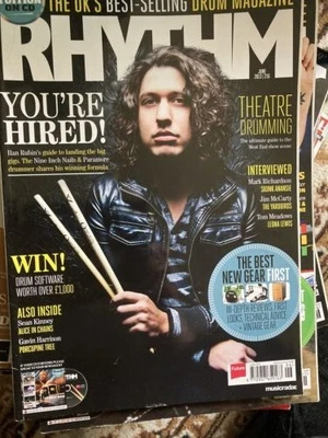 £0.99 • Buy Rhythm  Magazine June  2013  Ilan Rubin, Mark Richardson No Cd 