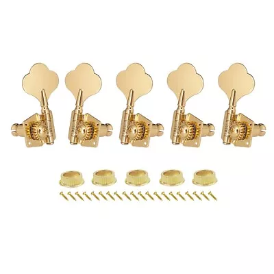 4R1L Gold Vintage Open Style 5-strings Bass Tuning Pegs Tuners Machines Heads • $35.99