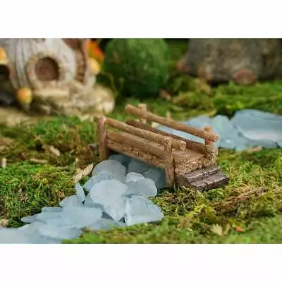 Miniature Dollhouse Fairy Garden Wooden Bridge - Buy 3 Save $6 • $16.99