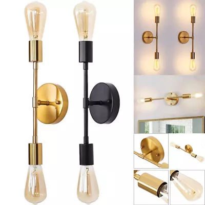 2-Head Wall Lamp Front Mirror Vanity Bathroom Bedroom Ceiling Light Home Sconce • $31.86