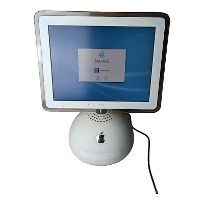 Vintage Apple IMac OS X M6498 15” Desktop Computer 128 MB|700MHz Mac Power PC G4 • $97.99