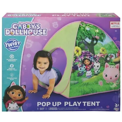 Gabby's Dollhouse Pop Up Play Tent • $23.95