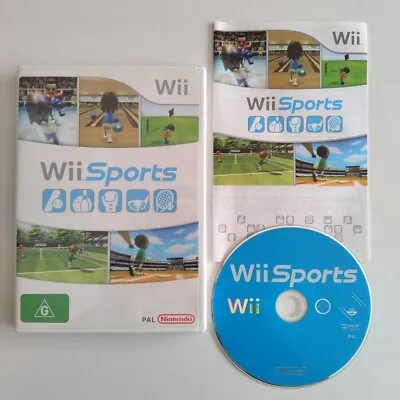 Wii Sports (Nintendo Wii Game - PAL - Complete With Manual - Excellent Cond) • $9.99