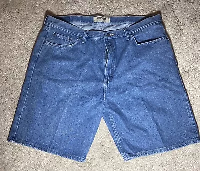 Wrangler Shorts Mens 42 Blue Denim Jean Authentic Issue Vintage • $10.40