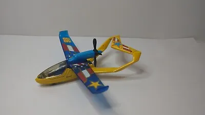 Matchbox 2010 Blue & Yellow USA Sea Arrow Plane Die Cast Airplane SB98 • $2.99