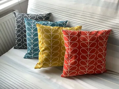 £7 • Buy Handmade Orla Kiely Linear Stem Cushion Covers