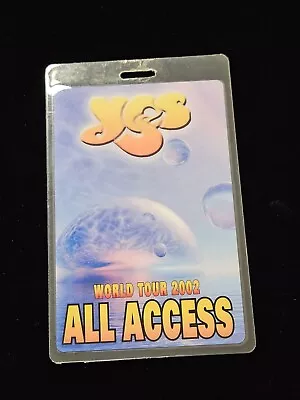 Vintage Yes Backstage Pass Personaly Used Michael Chugg Laminate • $18