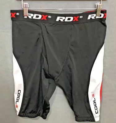 RDX Cool-X Pro Compression Combat MMA Shorts With Cup Pouch Sz XXL • $28.50