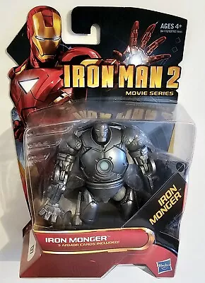 IRON MAN 2 IRON MONGER With 3 ARMOR CARDS 3.75  FIGURE BRAND NEW SHIPS FAST • $24.99