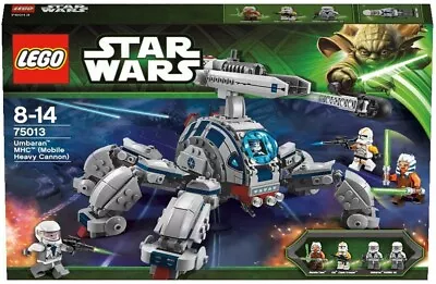 $375 • Buy Lego Star Wars 75013 Umbaran Mhc ( Mobile Heavy Cannon ) Dated 2013 *nrfb*