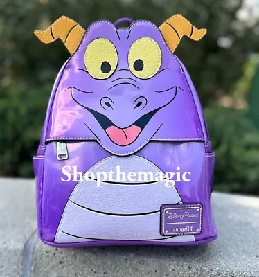 Disney Parks Epcot Spark Of Imagination Purple Figment Wings Loungefly Bag 2023 • $118