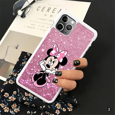 Minnie Mouse Hard Case Cover For Various Mobile Phones Apple IPhone Samsung 017 • £5.99