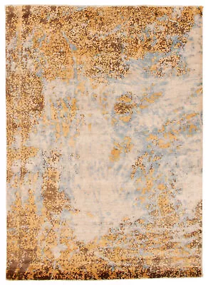 Traditional Hand Loomed Oriental Carpet 5'3  X 7'5  Viscose Area Rug • $281.20