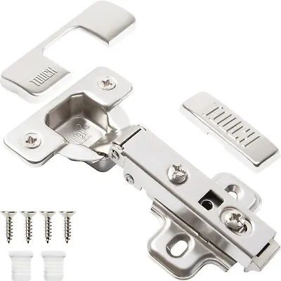 FRAMELESS 3/4  Overlay Cabinet Door Hinge Concealed Euro Full Overlay H-Quality • $7.99