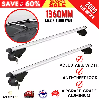 Roof Racks | Pair | For Nissan Navara NP300 (D23) 4dr Dual Cab 2015 On Car Bars • $149.99