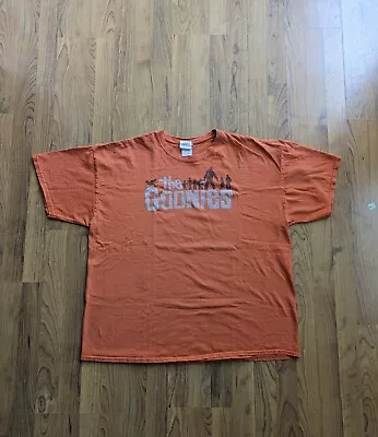 Vintage The Goonies Graphic Orange Tshirt Size XL Movie Rare • $30