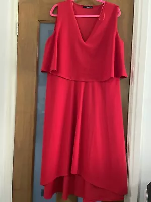 Size 22 Quiz Red Dress Party Prom Wedding  • £8