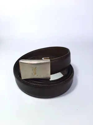 Vintage Yves Saint Laurent YSL Leather Belt • $70