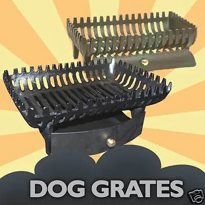 Cast Iron Coal Fire Dog Grate  Cavalier  For Fireplace Open Fires Multiple Sizes • £44.95