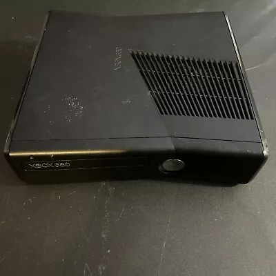 Microsoft Xbox 360 S Slim Console Model 1439 Matte Black Console Only Untested • $29.99