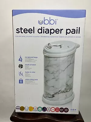 Ubbi Diaper Pail - Marble New Open Box • $21