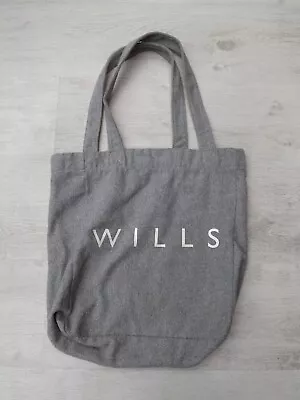 Jack Wills Grey Tote Bag Wool Polyester Mix 32 X 36cm • £4.99