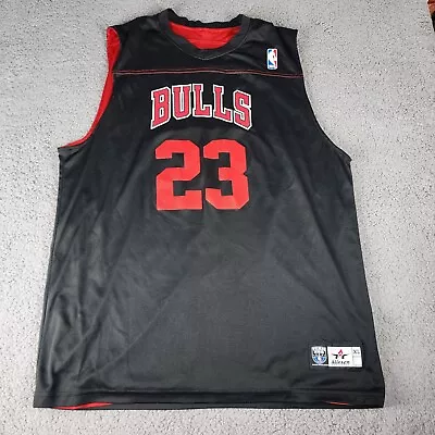 Chicago Bulls Basketball Jersey Mens XL Tank Top 23 NBA Alleson Reversible  • $21.99