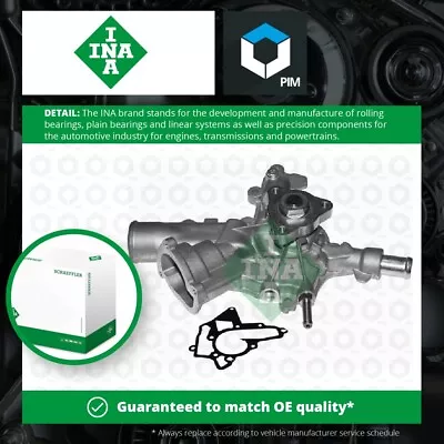 Water Pump Fits VAUXHALL CORSA C D 1.2 2000 On Coolant INA 1334145 24469102 New • £45.93