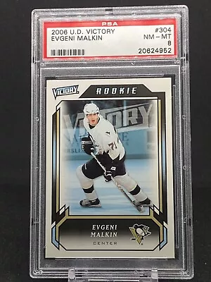 2006-07 Victory Evgeni Malkin #304 PSA 8 Rookie RC • $27.99