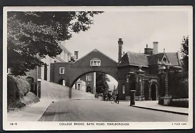 Wiltshire Postcard - College Bridge Bath Road Marlborough    A6924 • £2.50