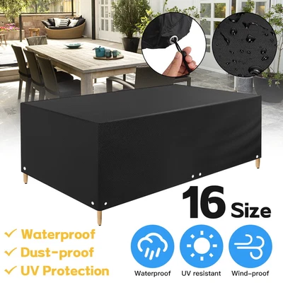 £14.99 • Buy Heavy Duty Waterproof Garden Patio Furniture Cover For Rattan Table Cube Outdoor