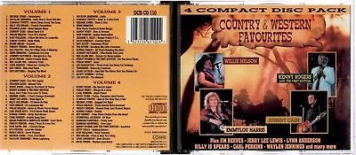 Various - Country And Western Favourites (4 Disc CD Set 1992) • £6.95