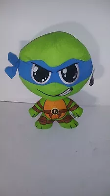 TEENAGE MUTANT NINJA TURTLES Leonardo 12  Plush Pillow Pre Owned P5 • $8.99