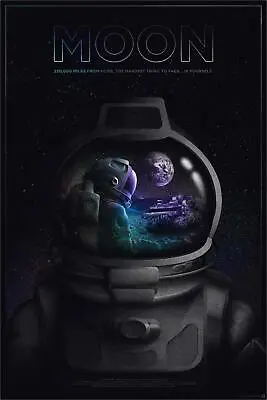 Moon By Melvin Mago Ltd Edition X/170 Screen Print Mondo MINT Movie Art • $105