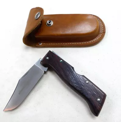 Imperial Knife Made In USA Wild Cat Skinner Lock-back With Sheath Mint Condition • $35